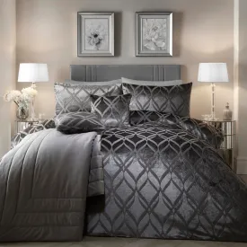 Belfort Duvet Cover Set by Soiree in Slate