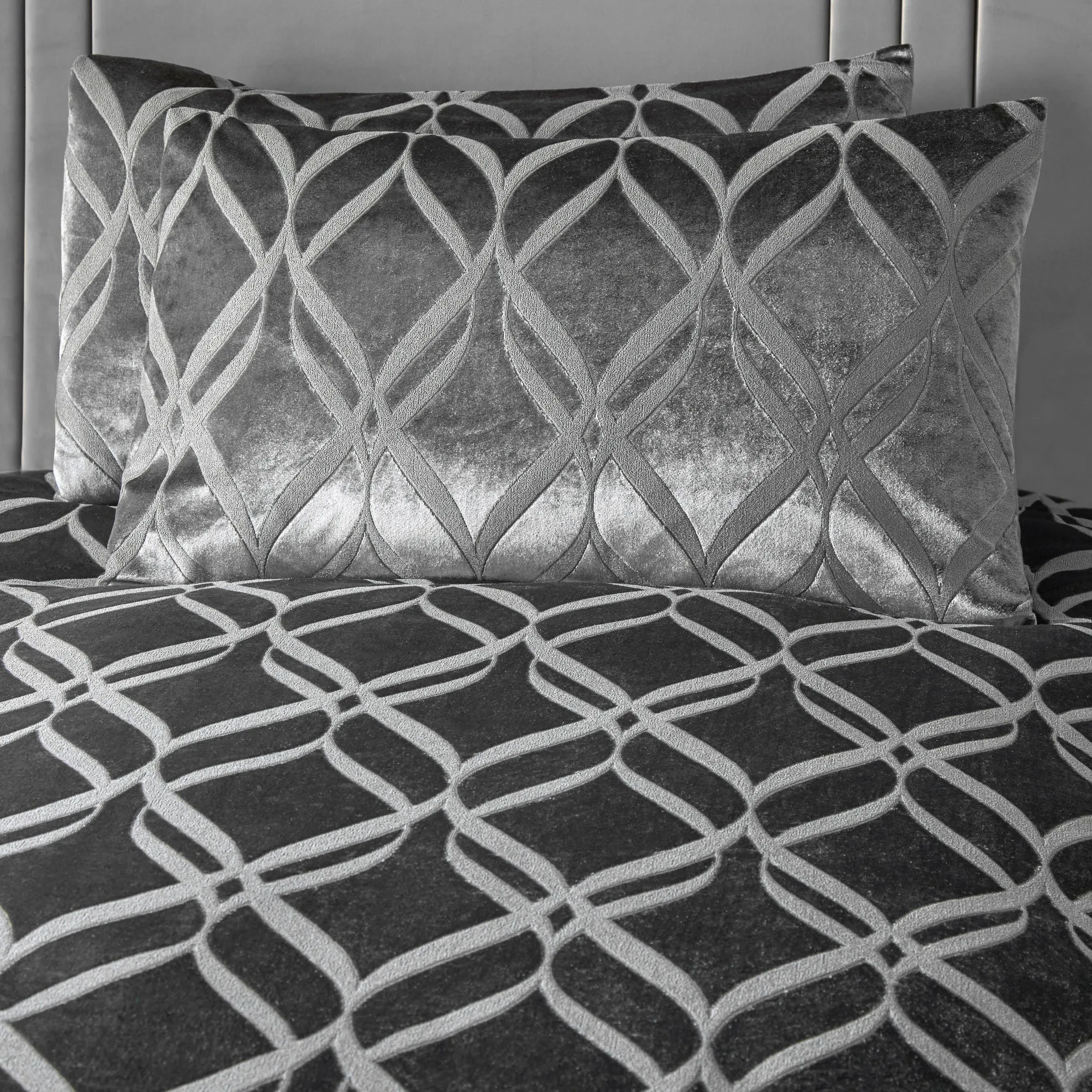 Belfort Duvet Cover Set by Soiree in Slate