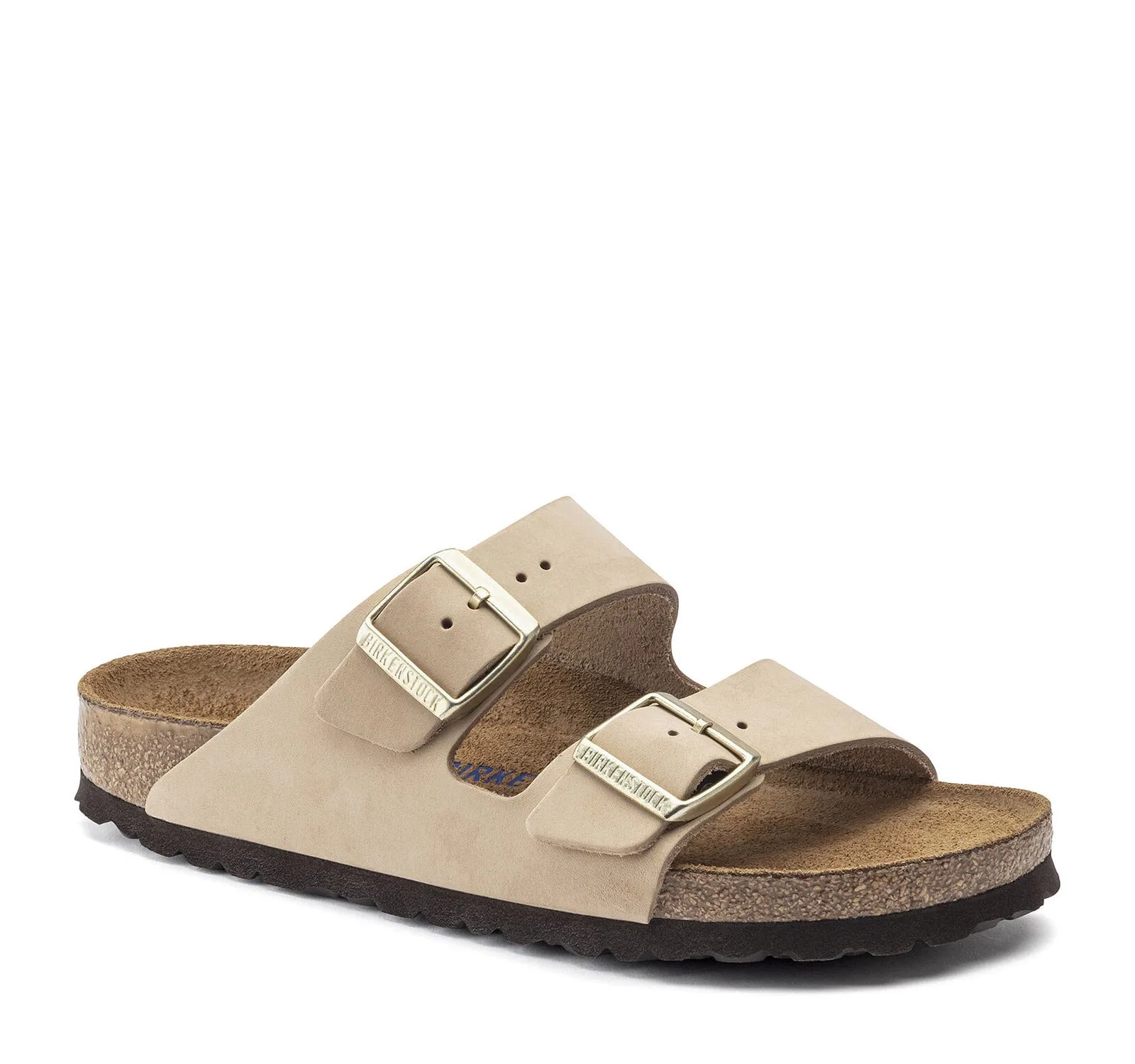 Birkenstock Arizona Soft Footbed Nubuck Leather Sandal