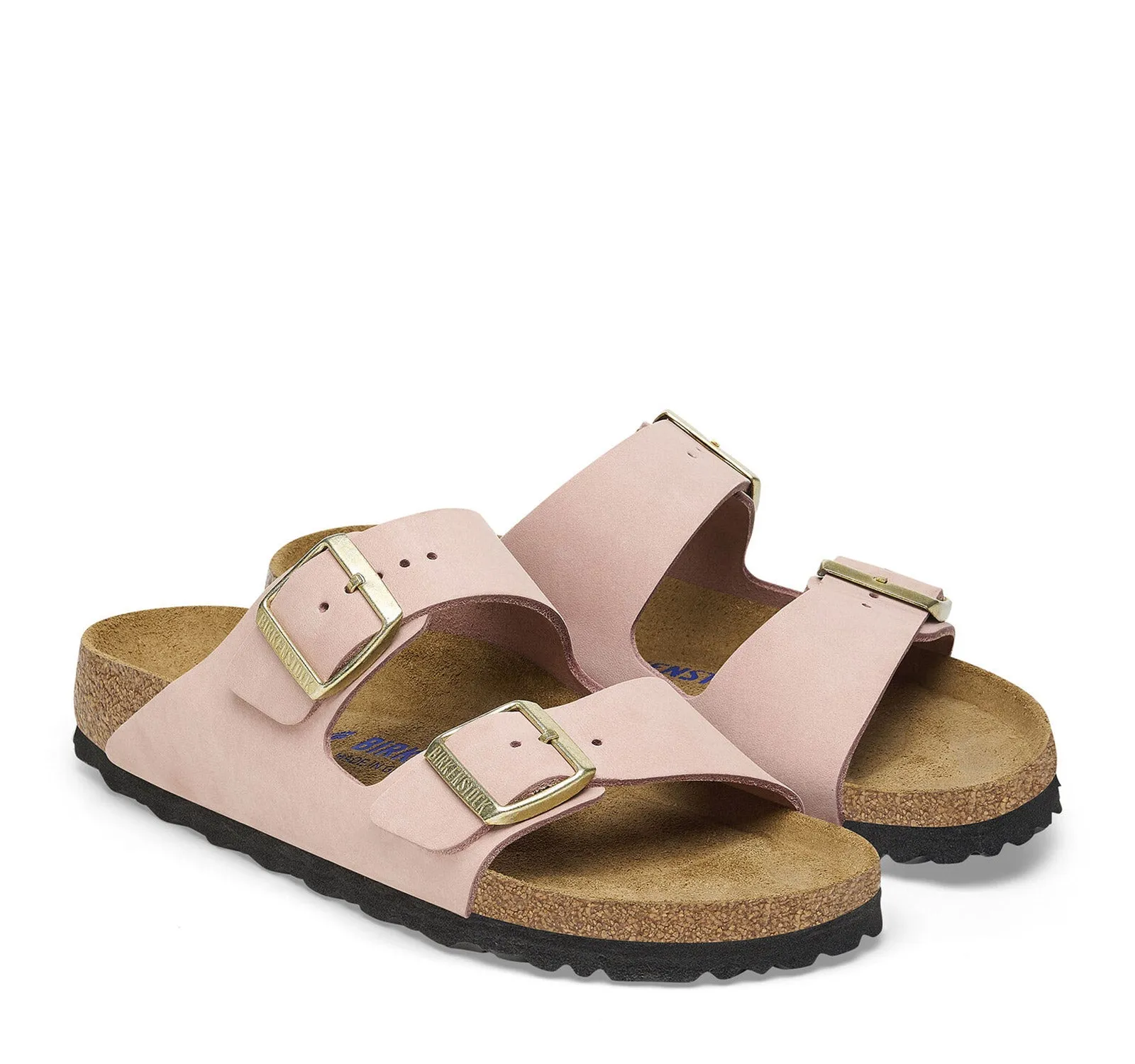 Birkenstock Arizona Soft Footbed Nubuck Leather Sandal