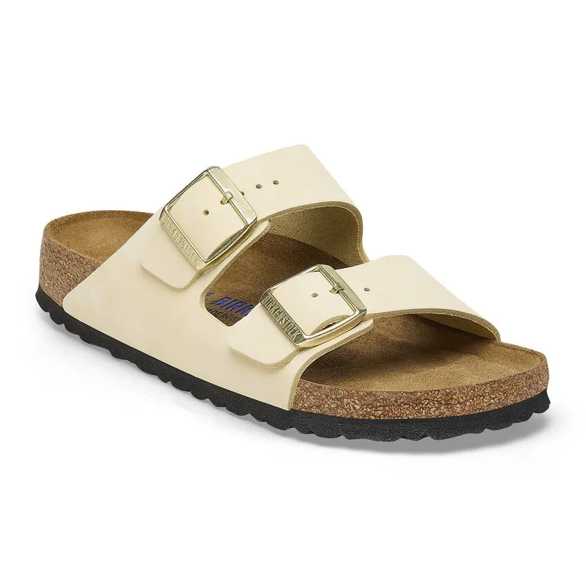 Birkenstock Arizona Soft Footbed Nubuck Leather Sandal