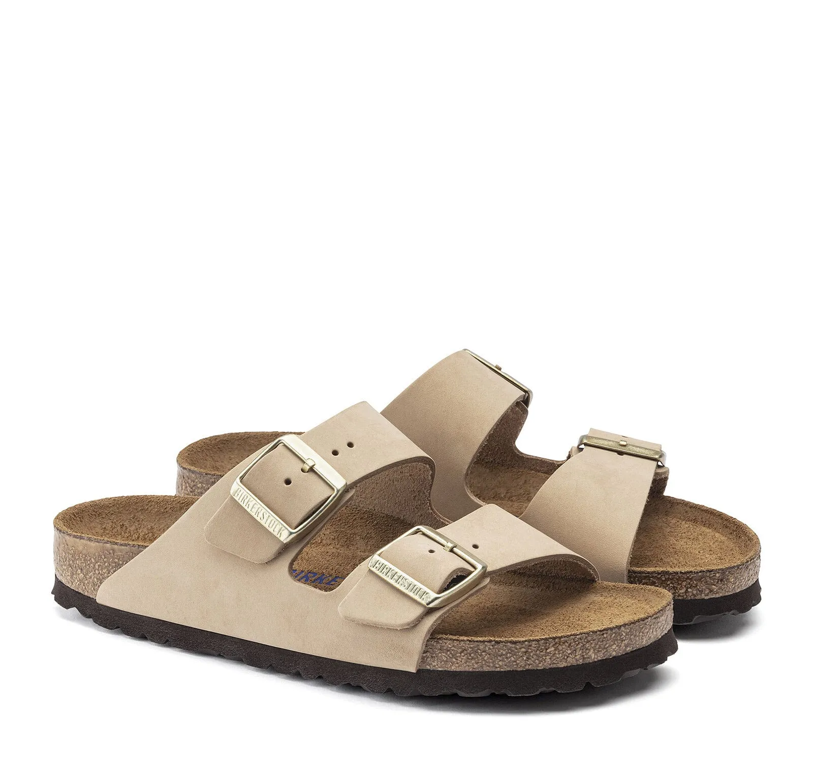 Birkenstock Arizona Soft Footbed Nubuck Leather Sandal