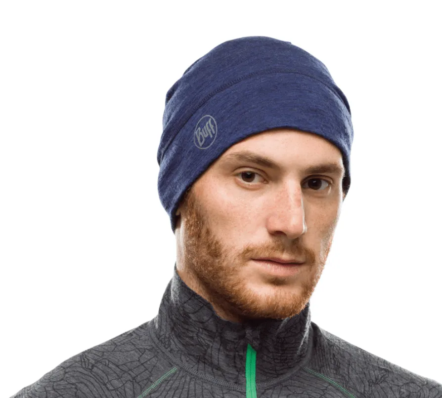 Buff Merino Wool Hat Denim