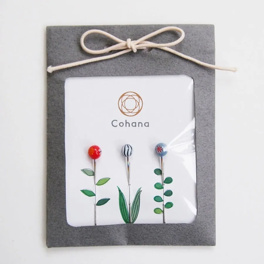 Cohana Glass Bead Marking Pins