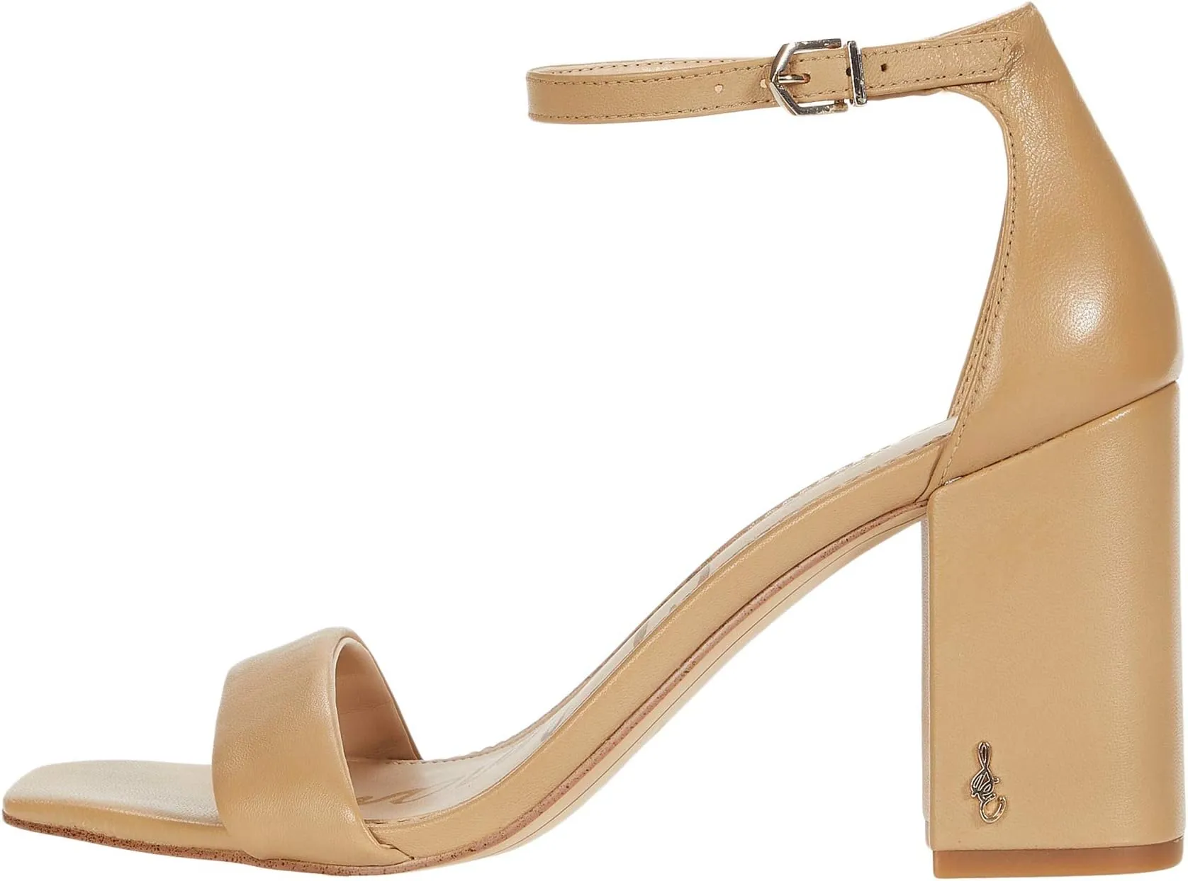 Daniella Sam Edelman Sandals in Classic Nude Butter Nappa Leather