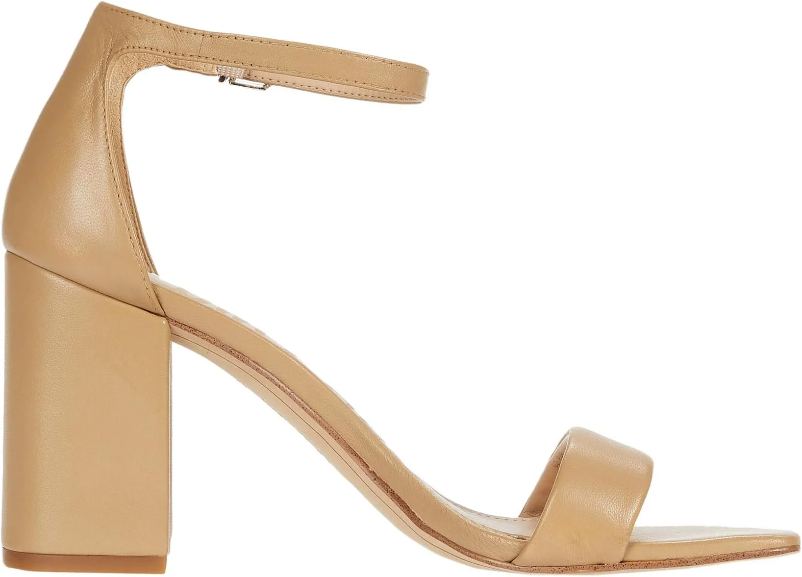 Daniella Sam Edelman Sandals in Classic Nude Butter Nappa Leather