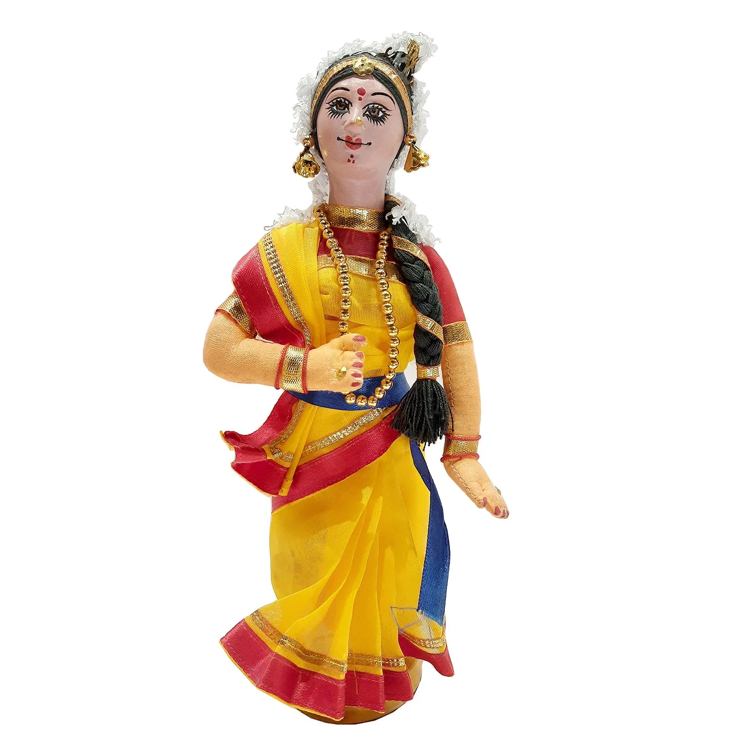 Doll Dancer Kuchipudi 9 in (Assorted Colours)