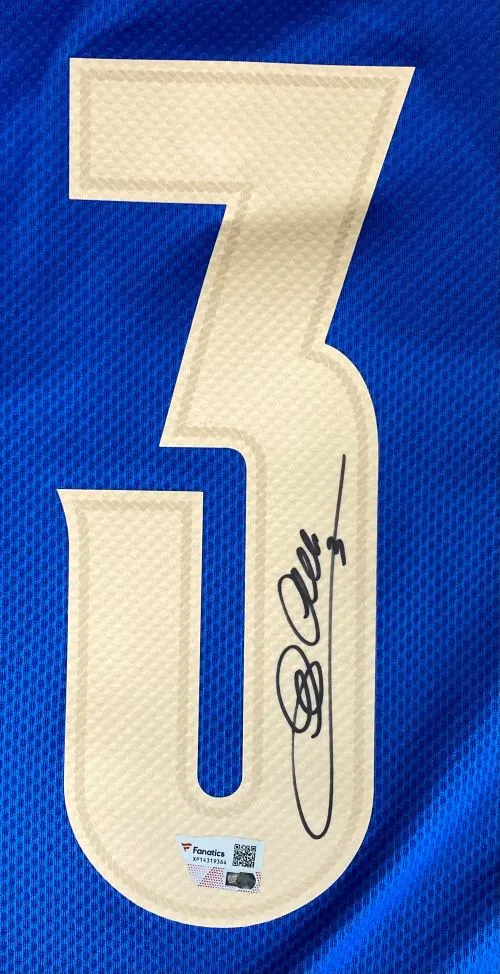 Giorgio Chiellini Signed Italy Blue Puma Soccer Jersey Fanatics