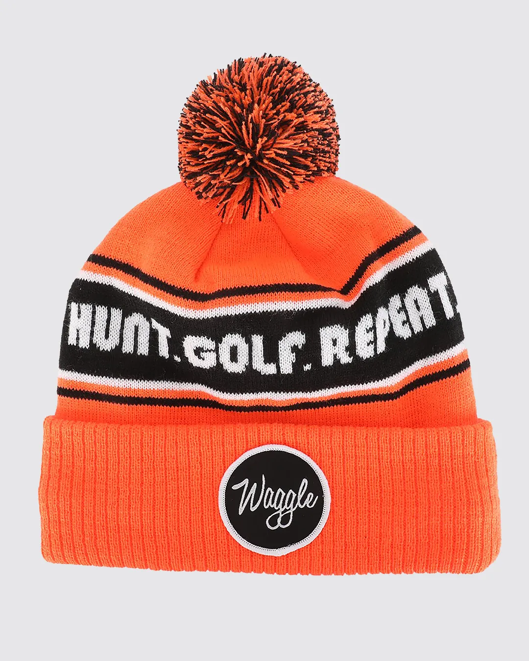 Hunt. Golf. Repeat. – Pom Beanie