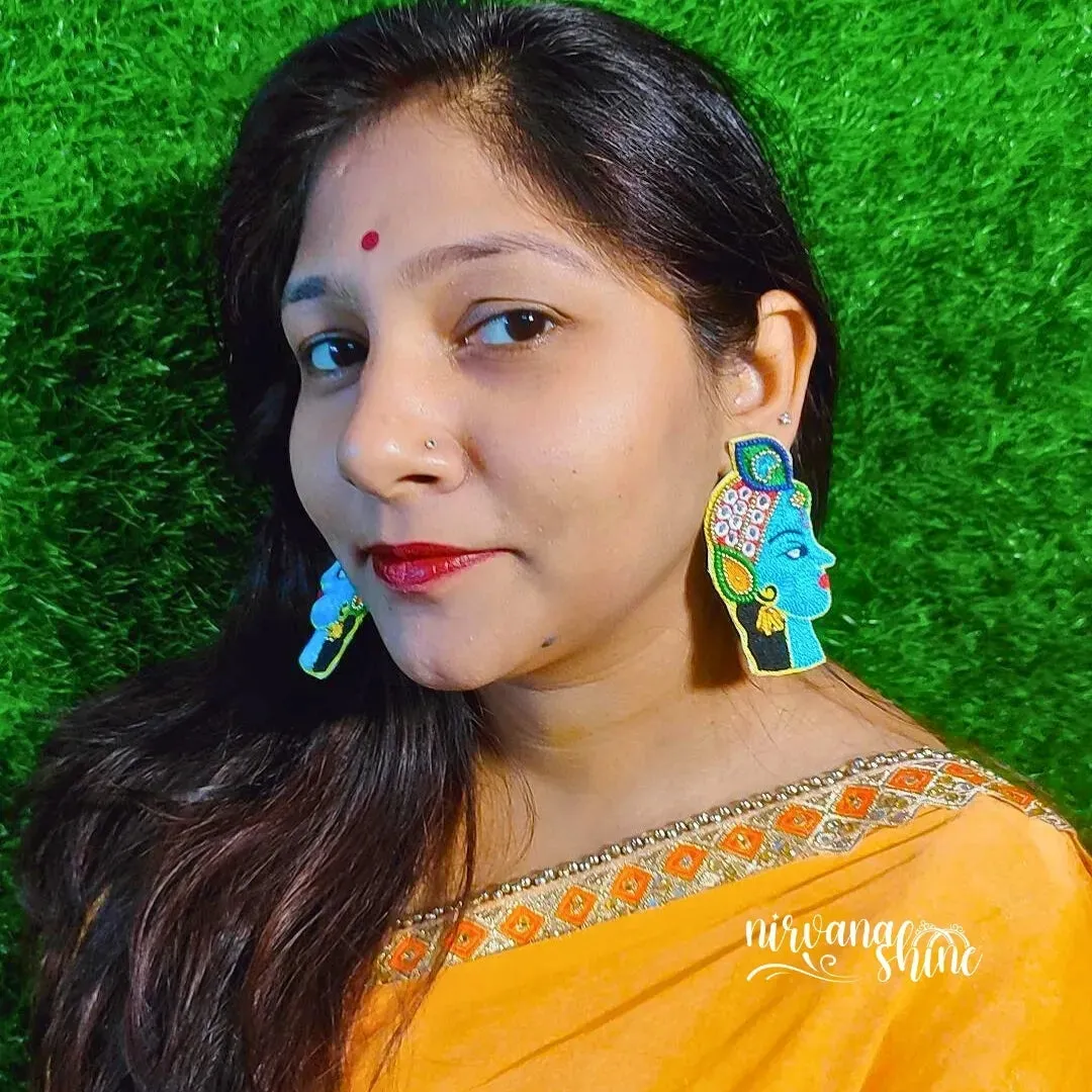 Kanha Ji Handmade Earrings