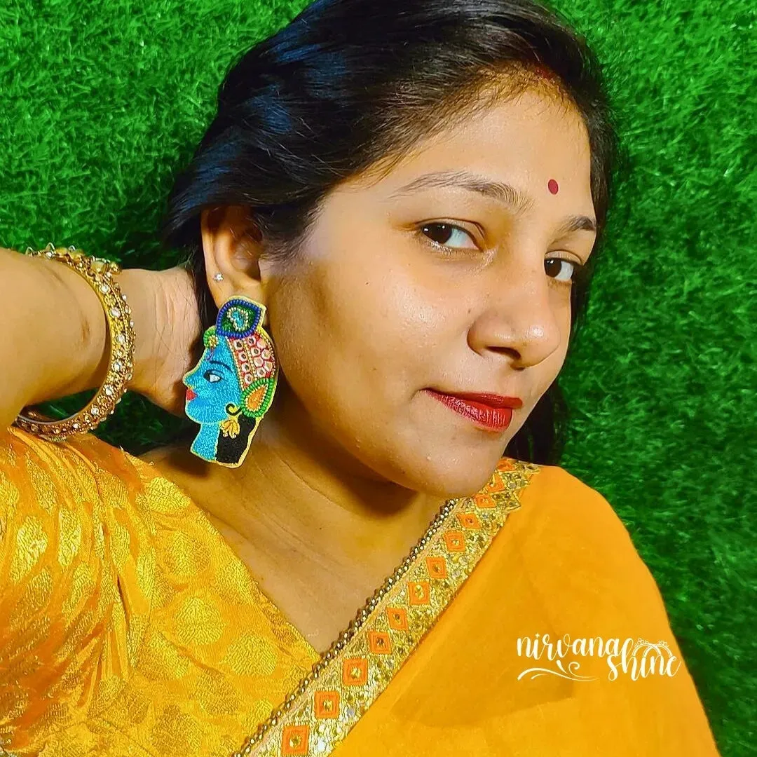 Kanha Ji Handmade Earrings