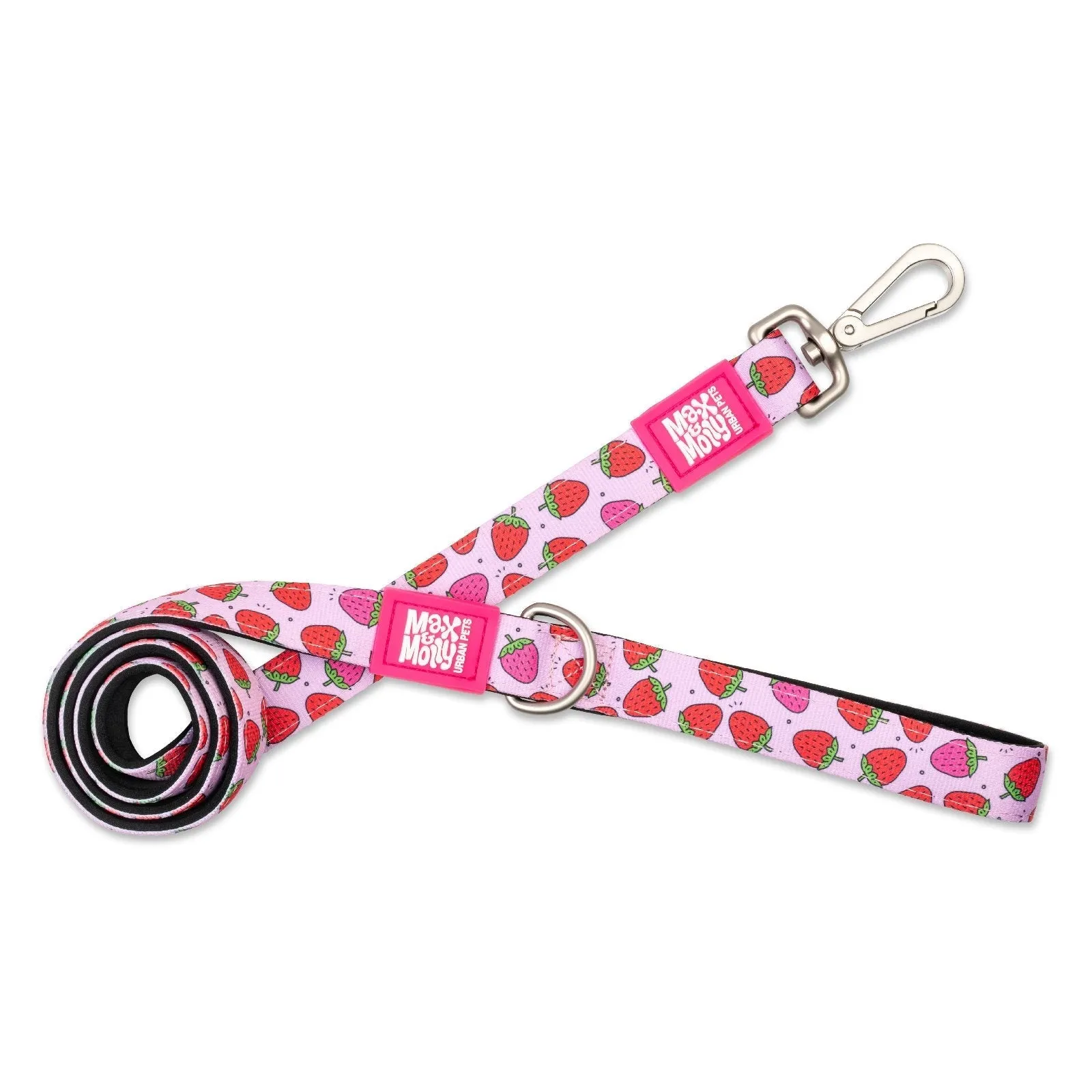 Max & Molly Strawberry Dream Short Dog Lead Small