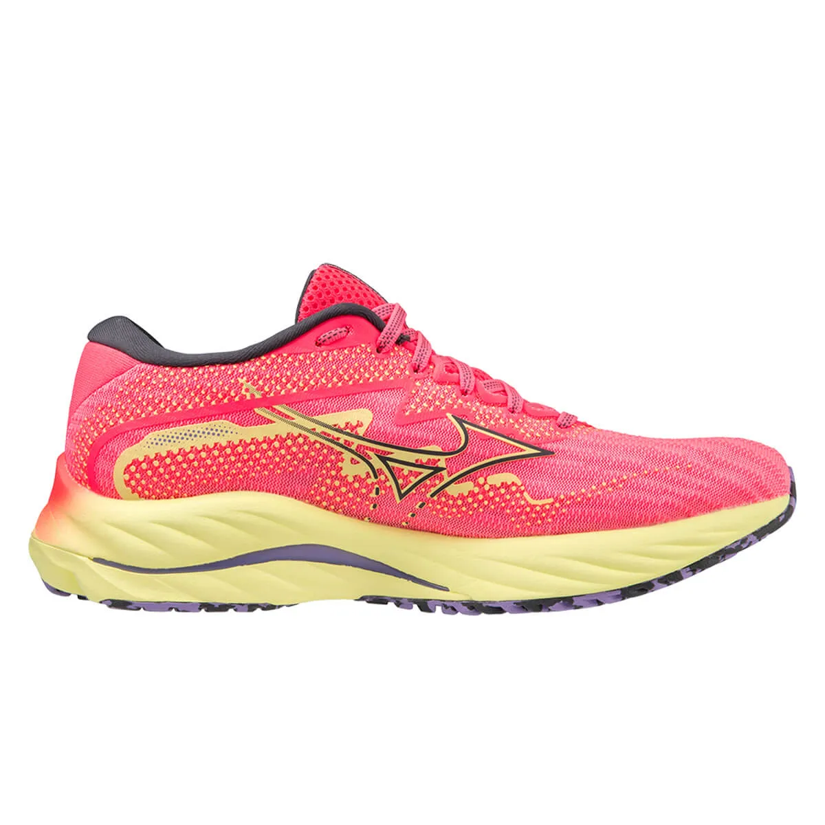 Mizuno Wave Rider 27 Womens | H-Vpink/oblue/luminous