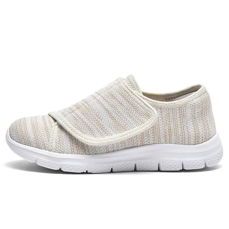 New Mesh Surface Lightweight Breathable Velcro Women's Casual Shoes