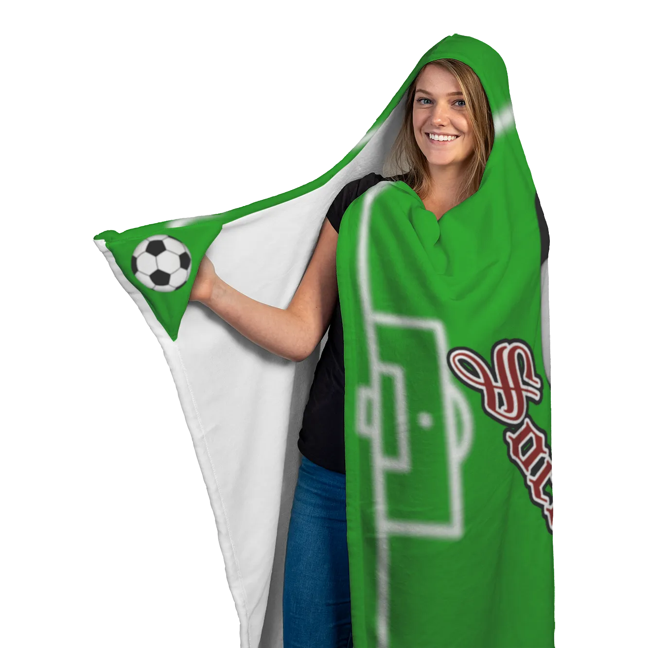 Soccer MOM HOODED BLANKET  [UNIQUE, LIMITED EDITION]