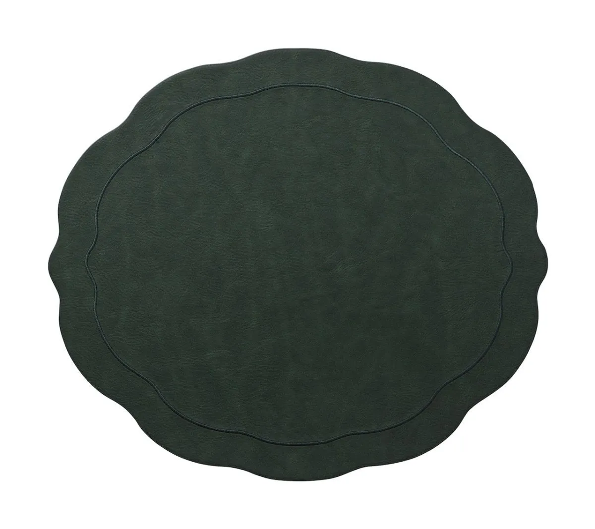 Tailored Placemat in Hunter Green Set of 4 by Kim Seybert