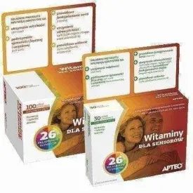 Vitamins for seniors Apteo x 30 tablets